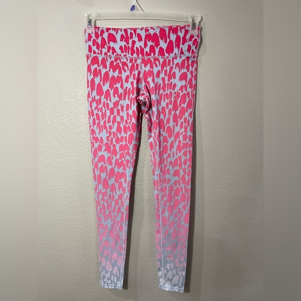 Alo yoga pink ombré leggings